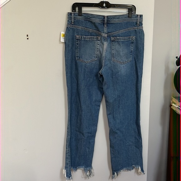 We the Free Maggie Ripped Crop Straight Leg Jeans - Picture 5 of 12